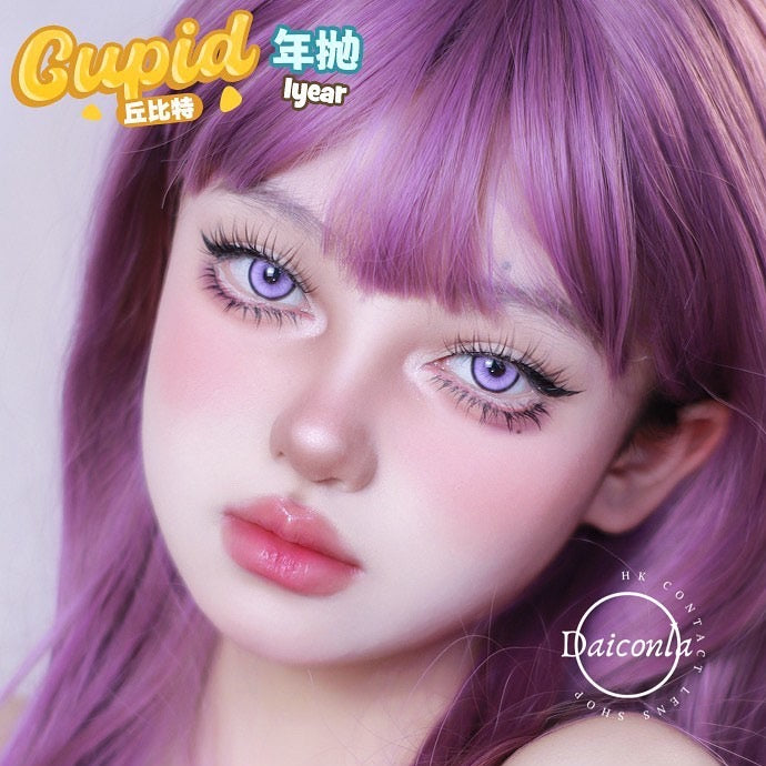 #代理現貨# Cupid coscon 年拋 紫葡萄汁 14.5mm（$178/5對）