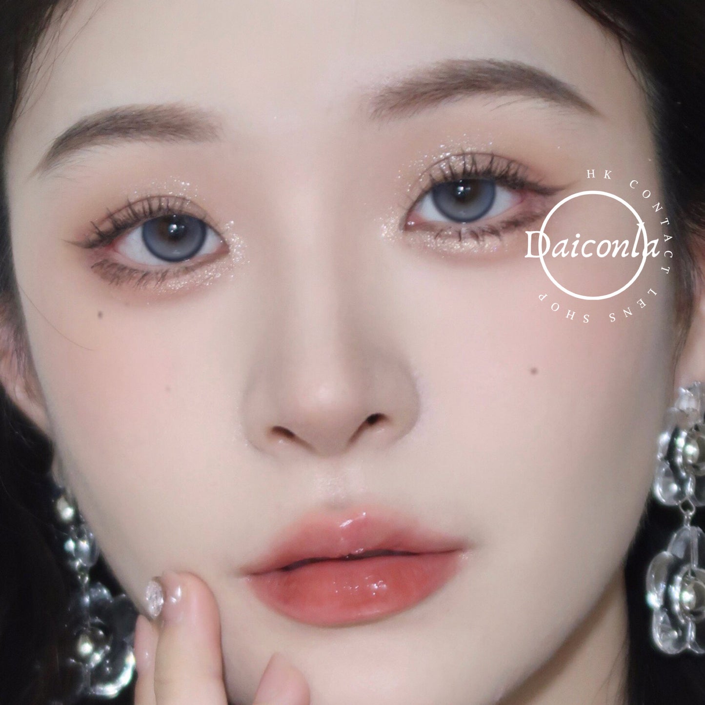 Allecon 年拋 鑽石貓眼藍 14.0mm 兩片裝 （$288兩副）